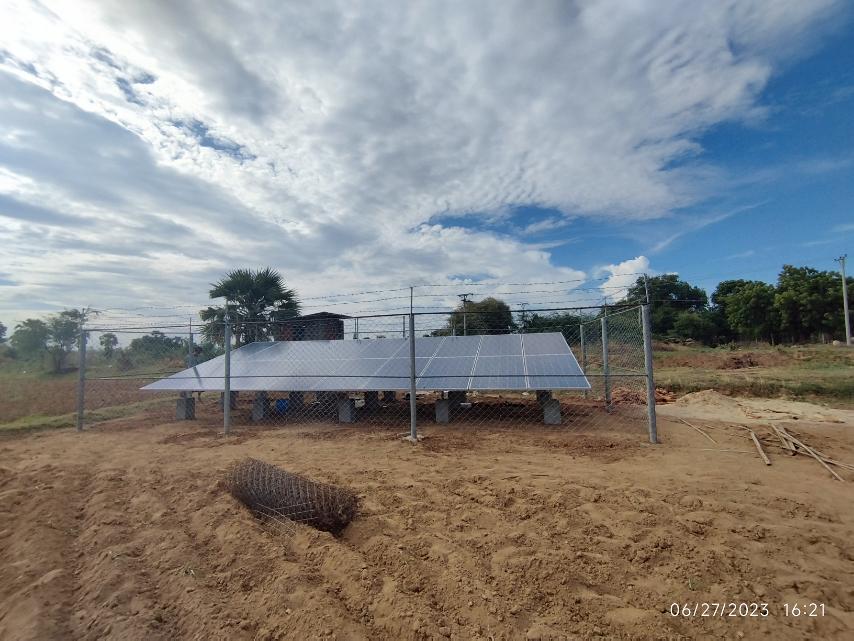 联合国开发计划署（UNDP）援助缅甸光伏村庄供水项目选用3044永利PB-G3系列交流光伏扬水系统