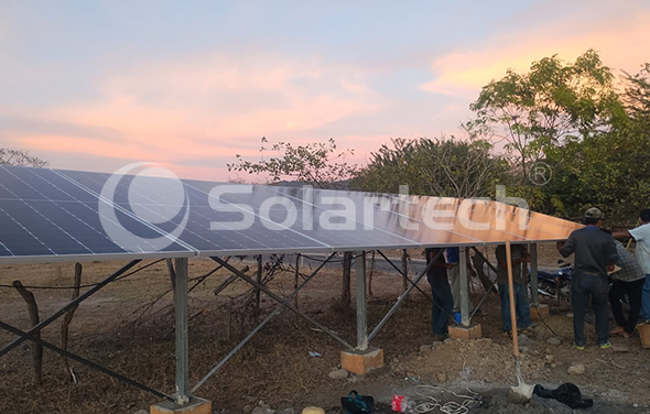 3044永利光伏扬水系统助力洪都拉斯村庄实现清洁供水，点亮绿色生活